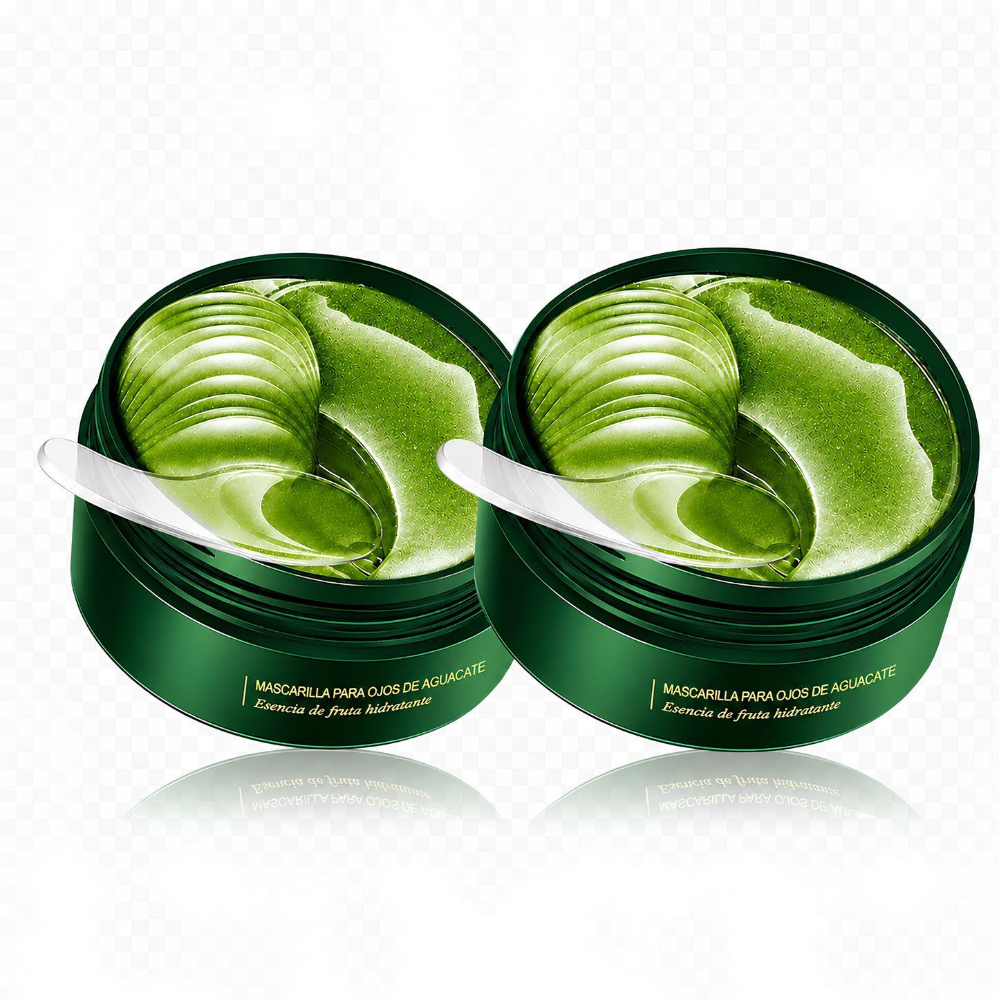 PARCHES DE HIDROGEL PARA OJOS  DE AGUACATE Y ORO