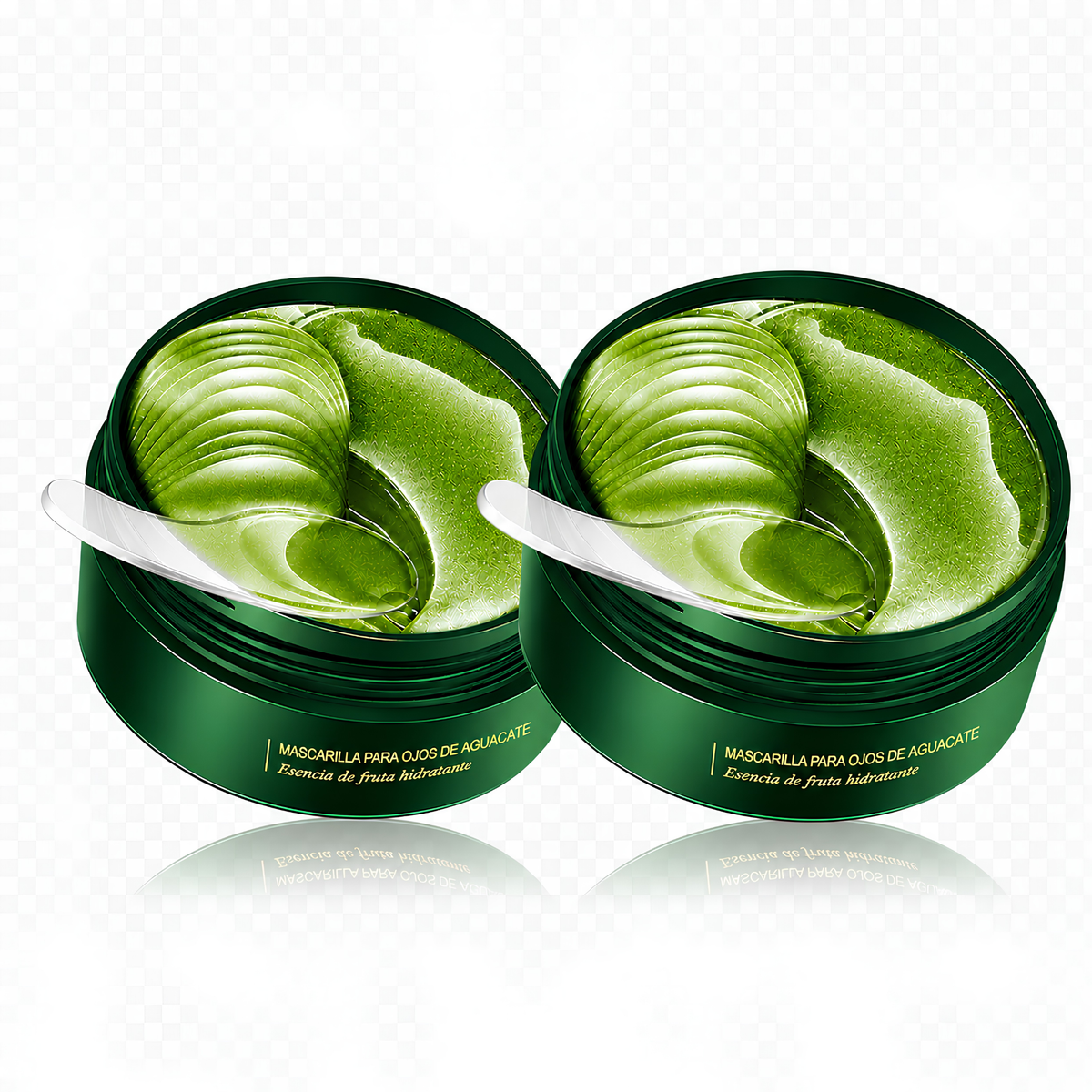 Parches de Hidrogel Antiojeras y Reafirmantes (Aguacate y Oro).