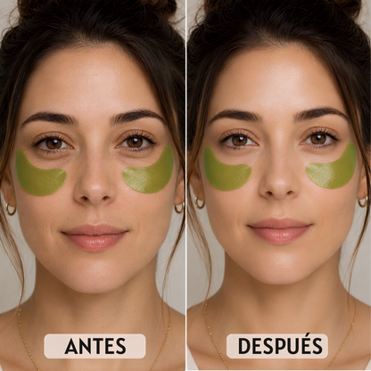 Parches de Hidrogel Antiojeras y Reafirmantes (Aguacate y Oro).