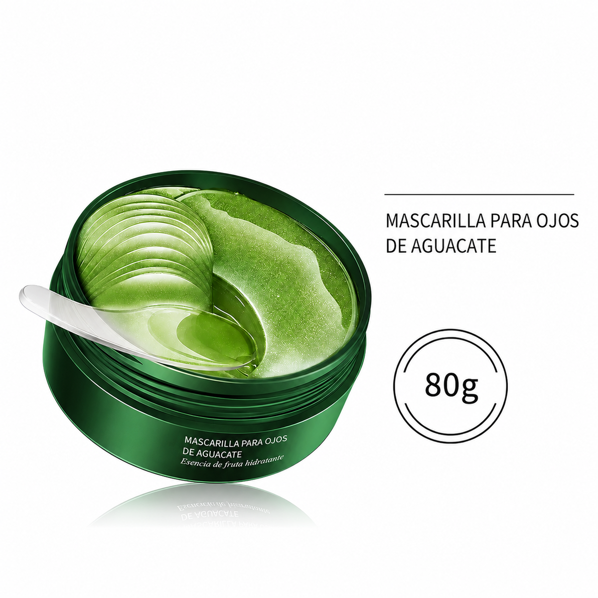 Parches de Hidrogel Antiojeras y Reafirmantes (Aguacate y Oro).
